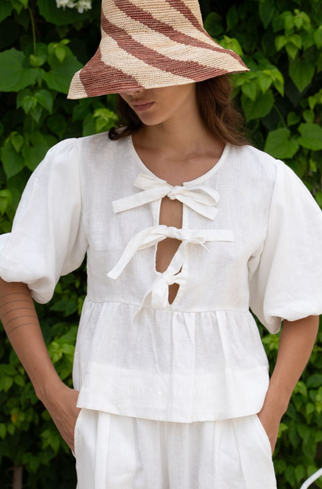 Pia Ruffle Print Top Pia Ruffle Print Top