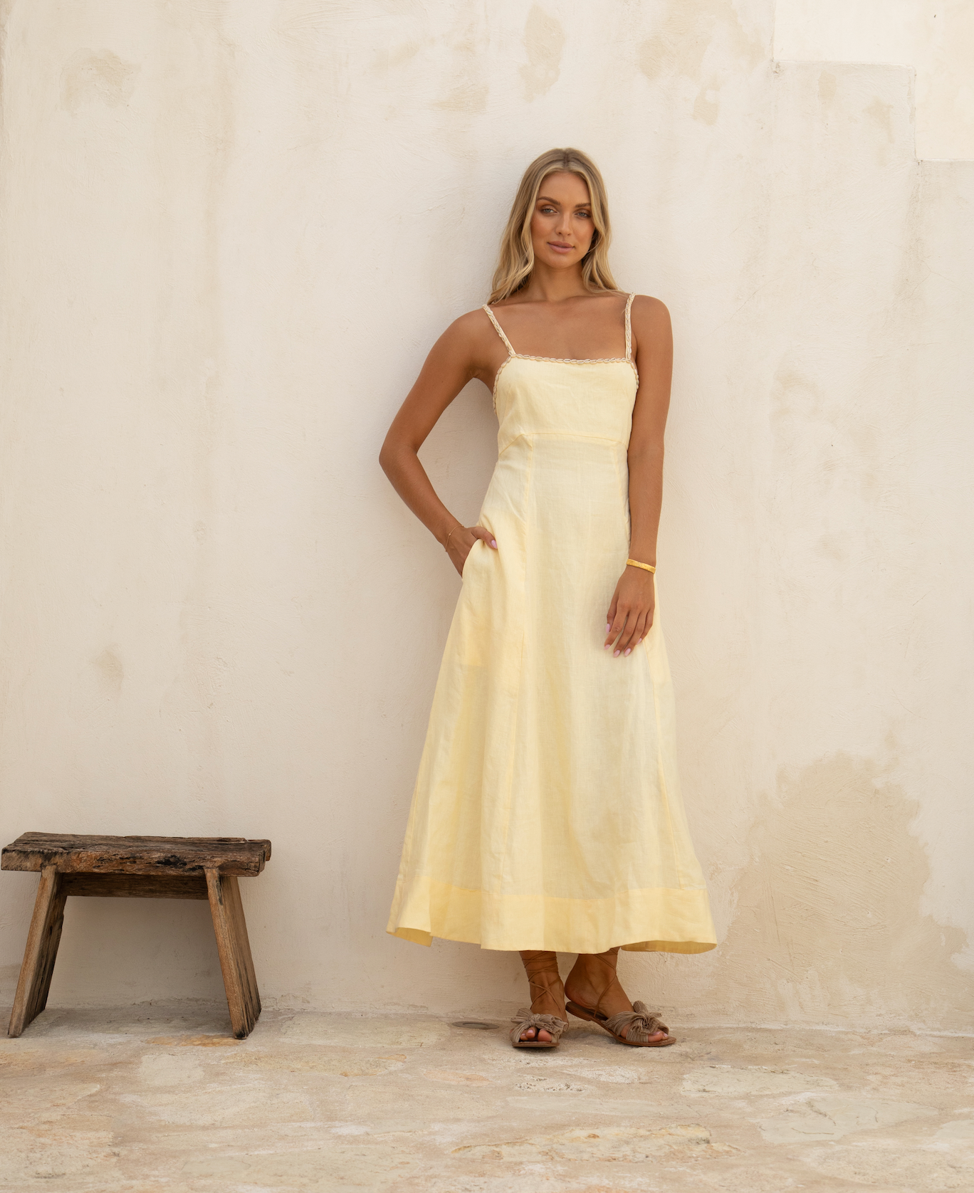 SALE Delilah Dress - Linen