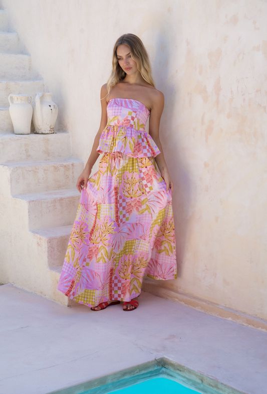 Elliot Top Printed Linen - Wholesale