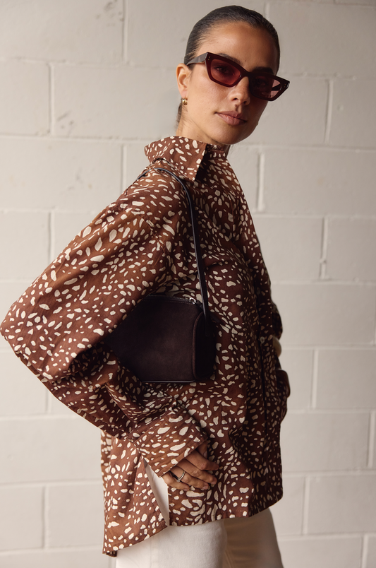 Charlie Shirt Printed Linen - Wholesale
