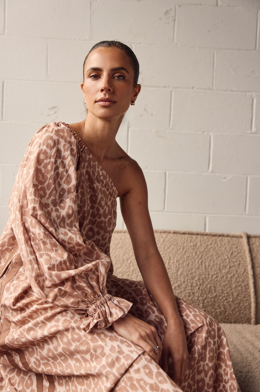 Molten Dress - Printed Linen