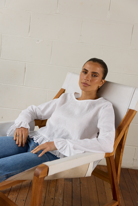 Freddie Top - Linen