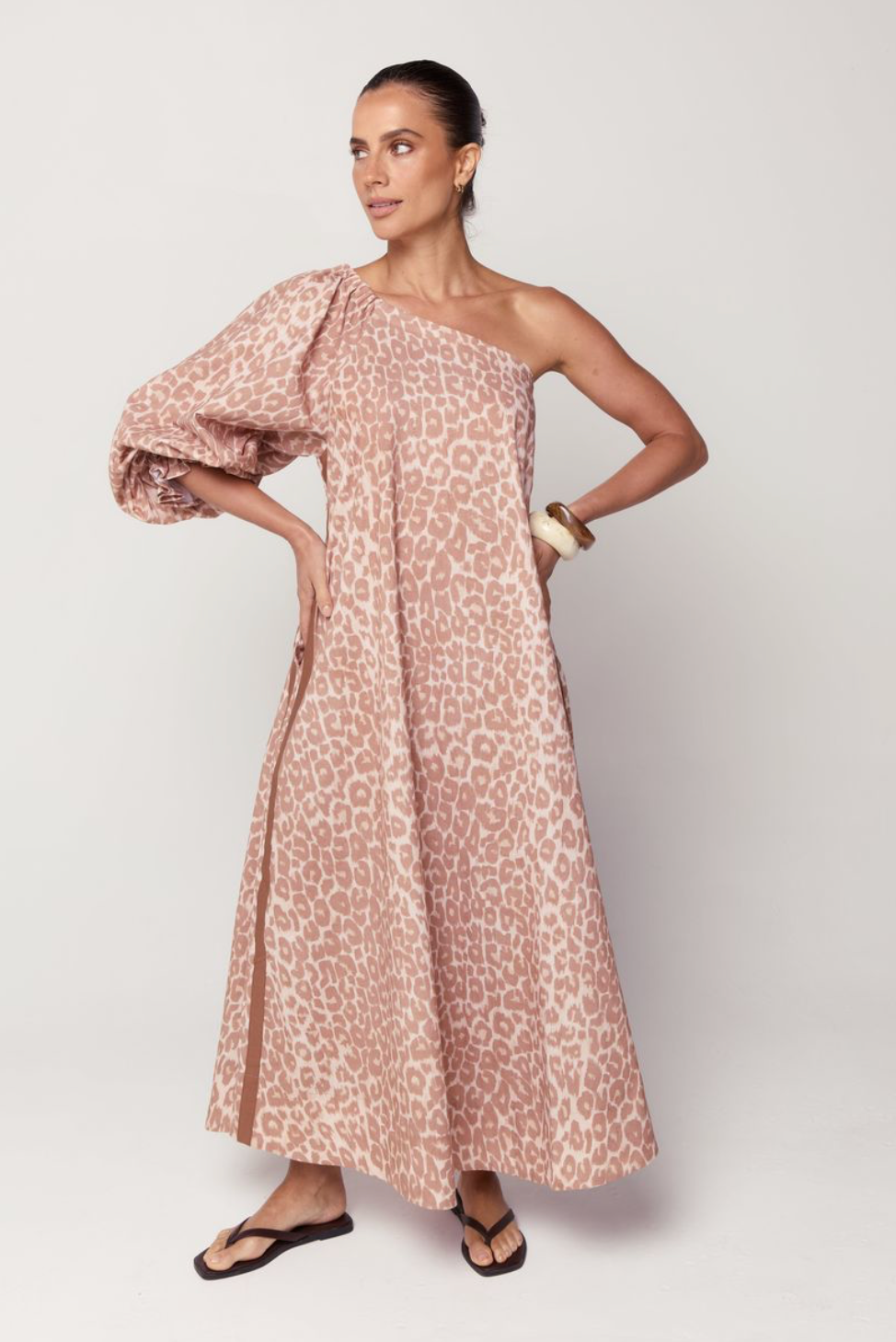 Molten Dress - Printed Linen