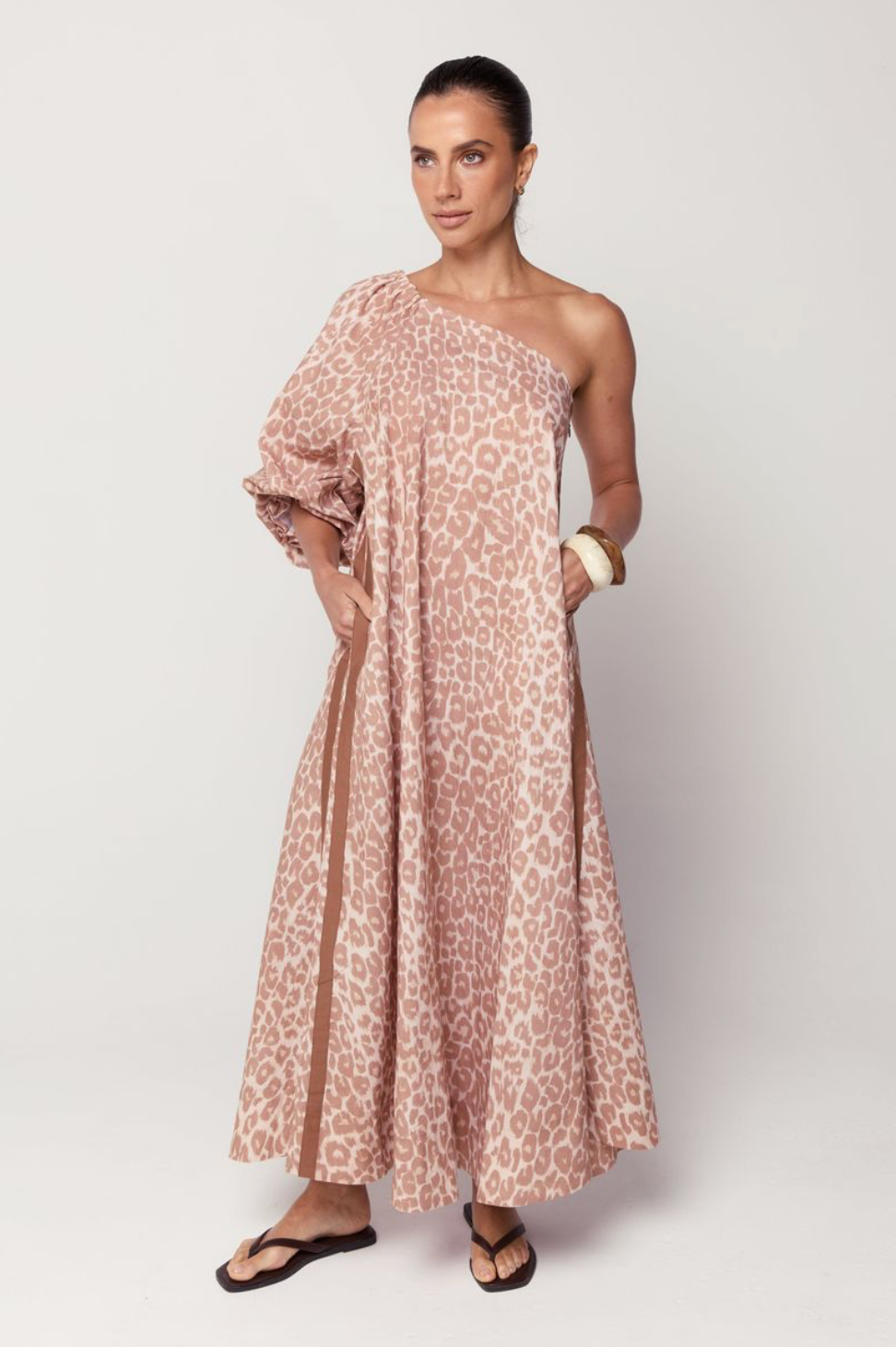 Molten Dress - Printed Linen