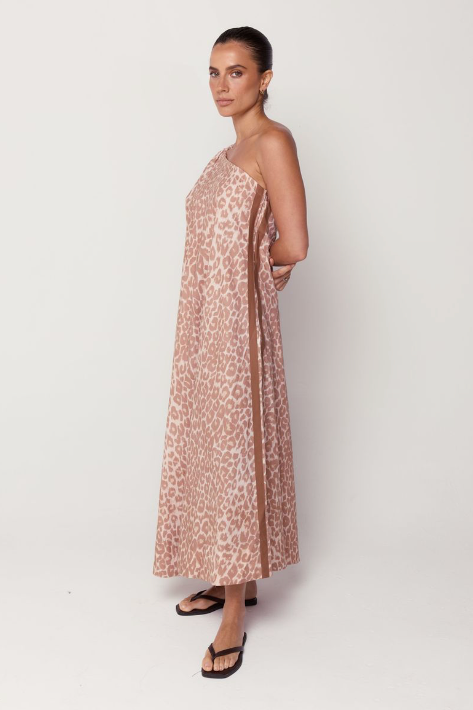 Molten Dress - Printed Linen