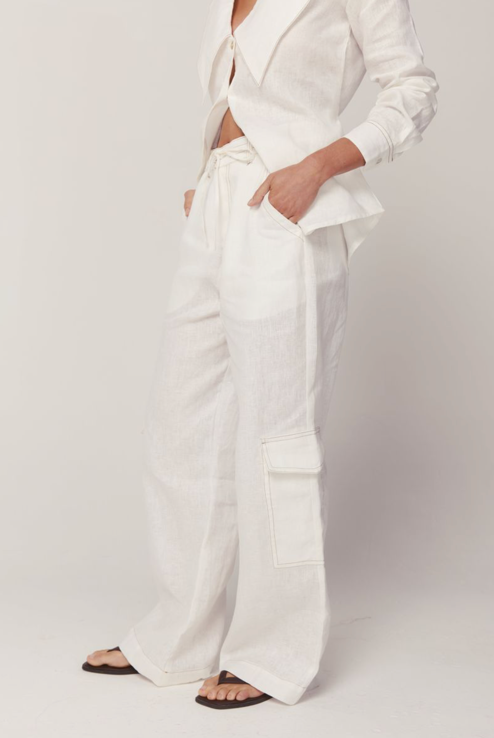 Molly Pant - Linen