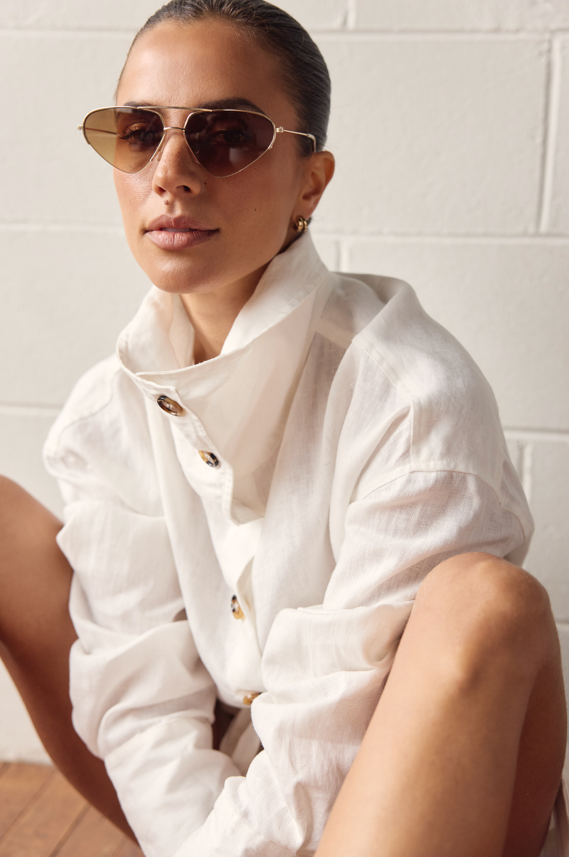 Ana Shirt Jacket - Linen