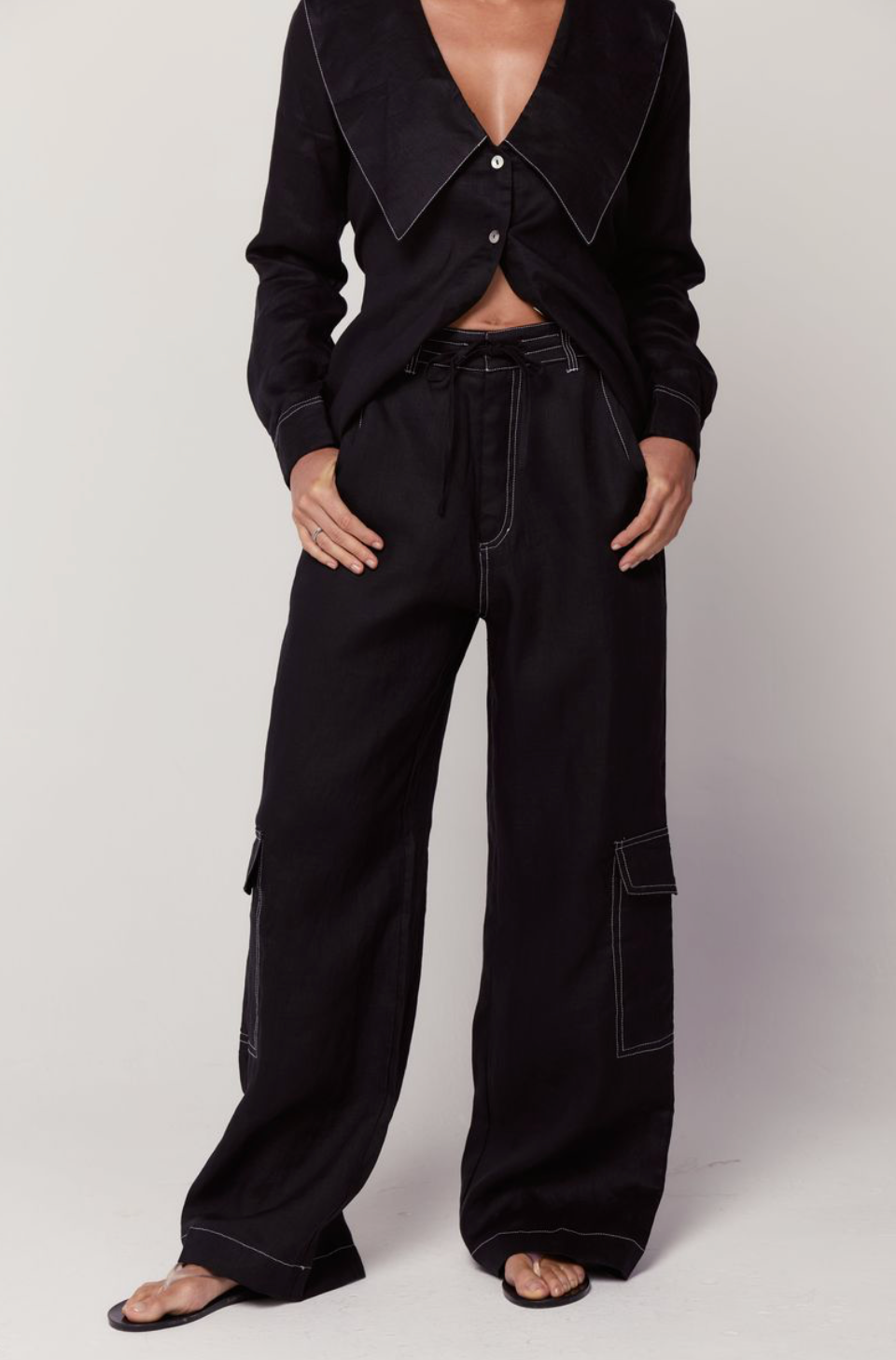 Molly Pant - Linen