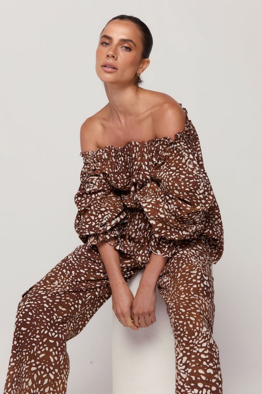 Molly Pant Printed Linen - Wholesale