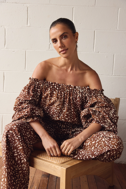 Molly Pant Printed Linen - Wholesale