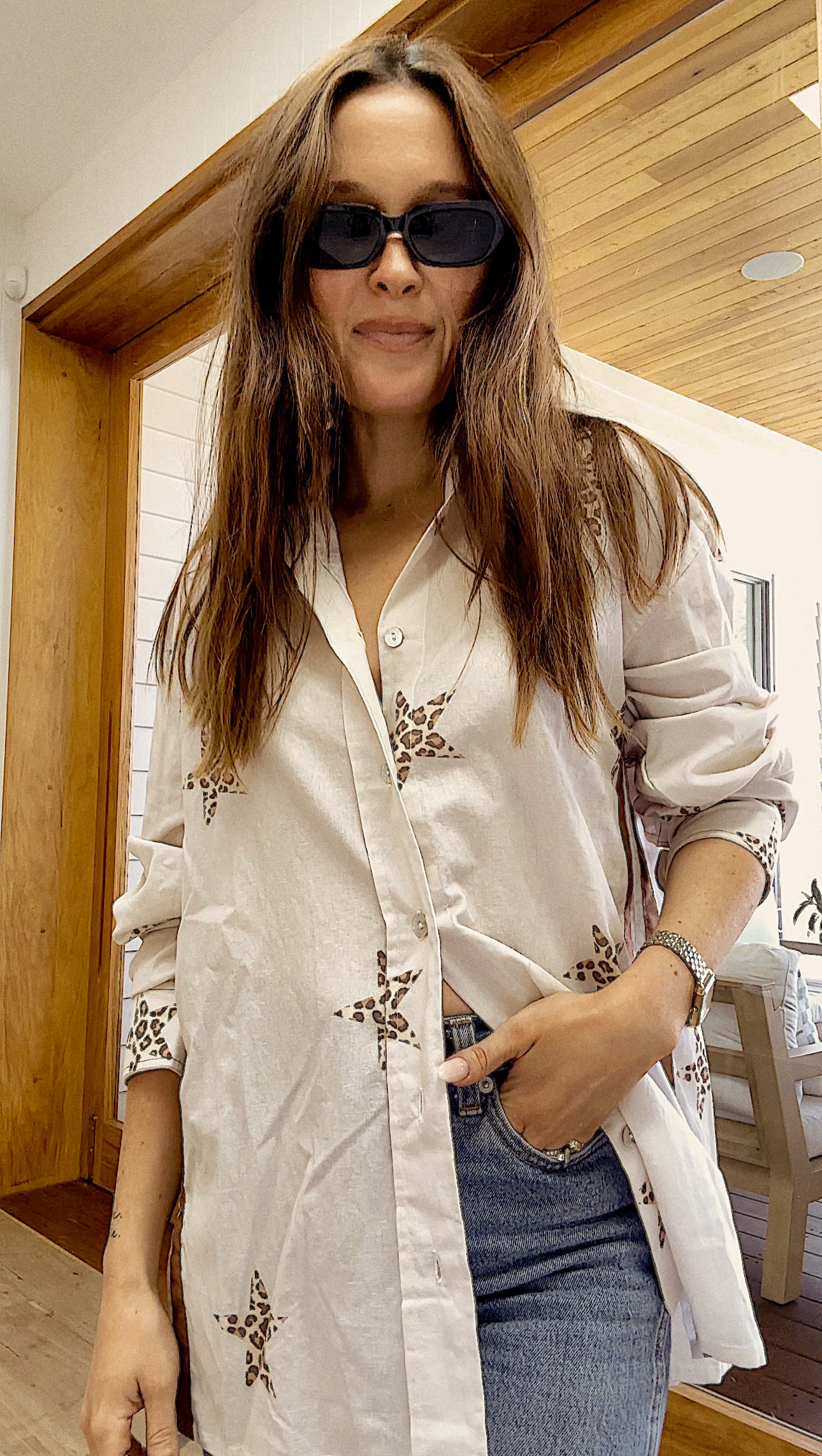 Charlie Shirt - Leopard Star