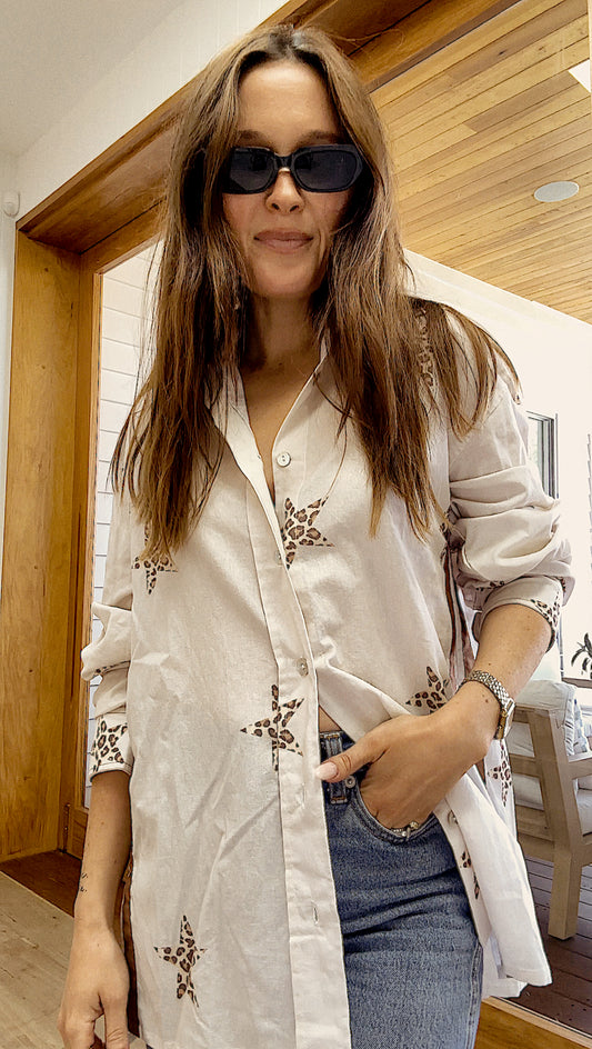Charlie Shirt - Leopard Star