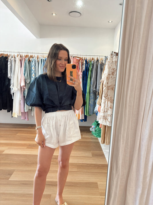 SALE Winnie Top - Linen