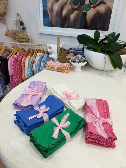 Frill Napkins - Set of 4