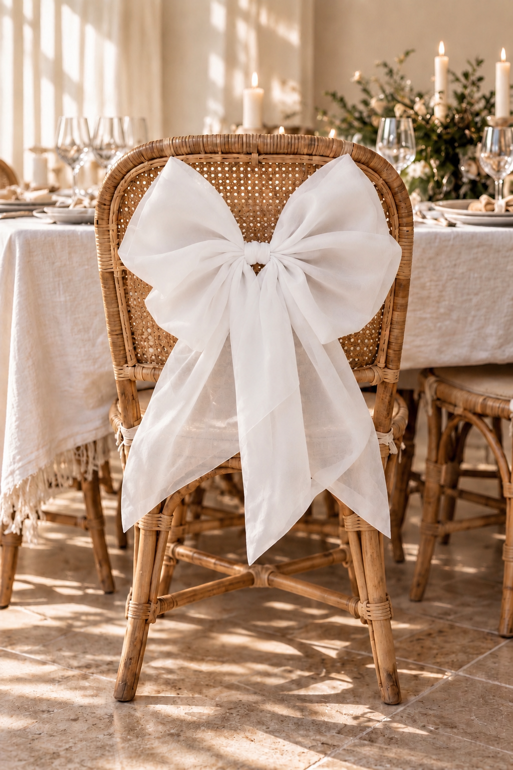 Large Christmas Bow - Organza