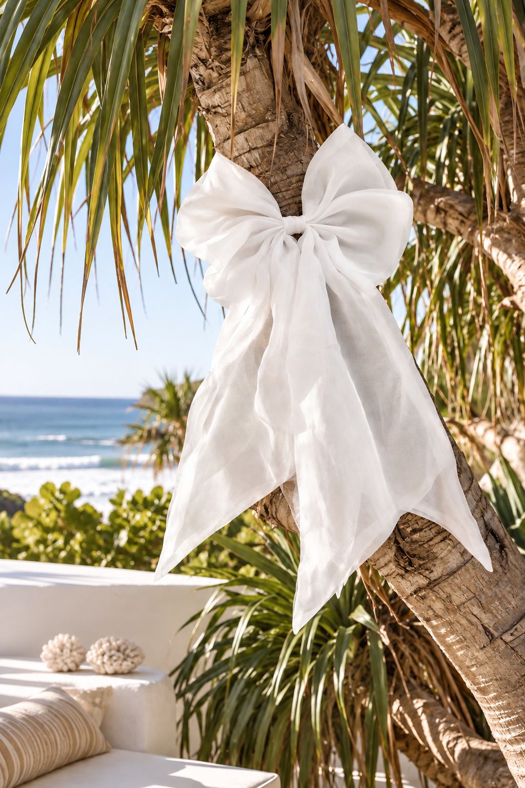 Large Christmas Bow - Organza