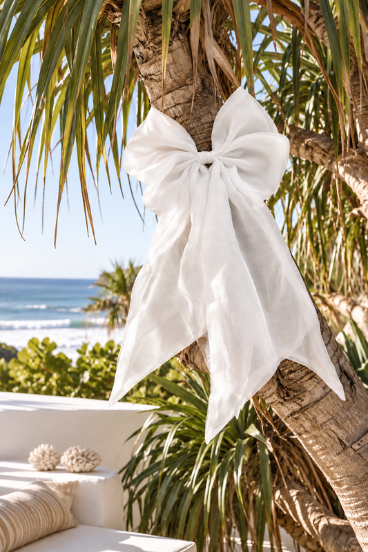 Large Christmas Bow - Organza