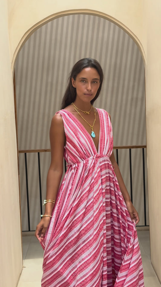 Penelope Dress Stripe - Wholesale