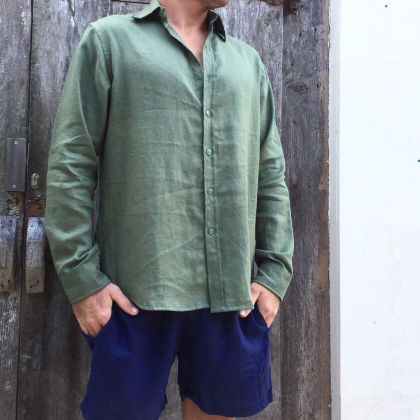 Charles Linen Shirt - Long Sleeved