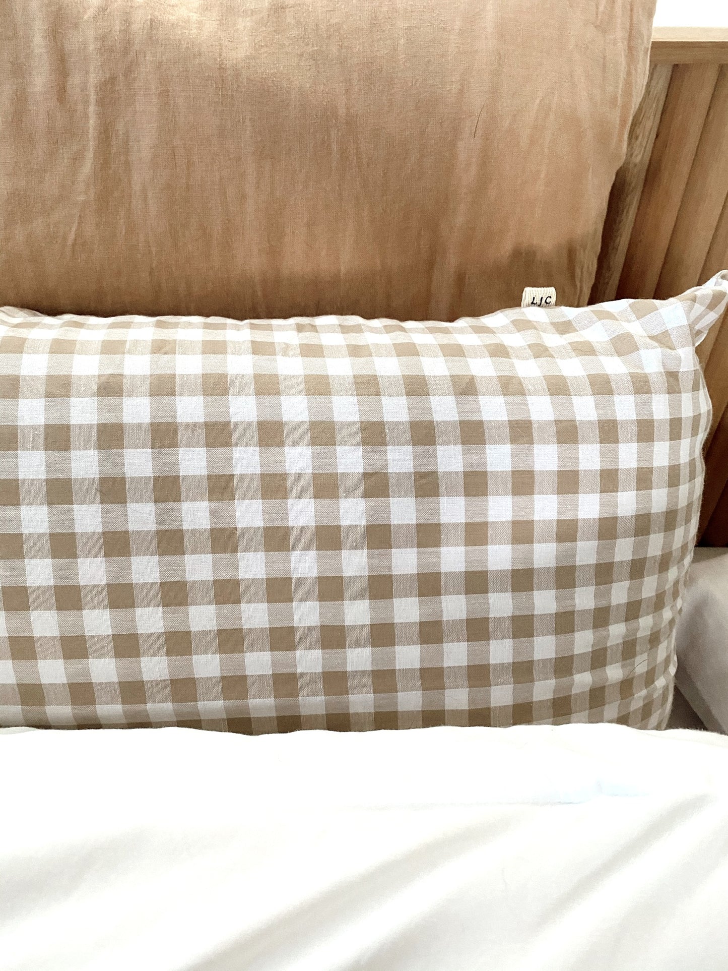 Standard Pillow Case Set - Gingham Cotton