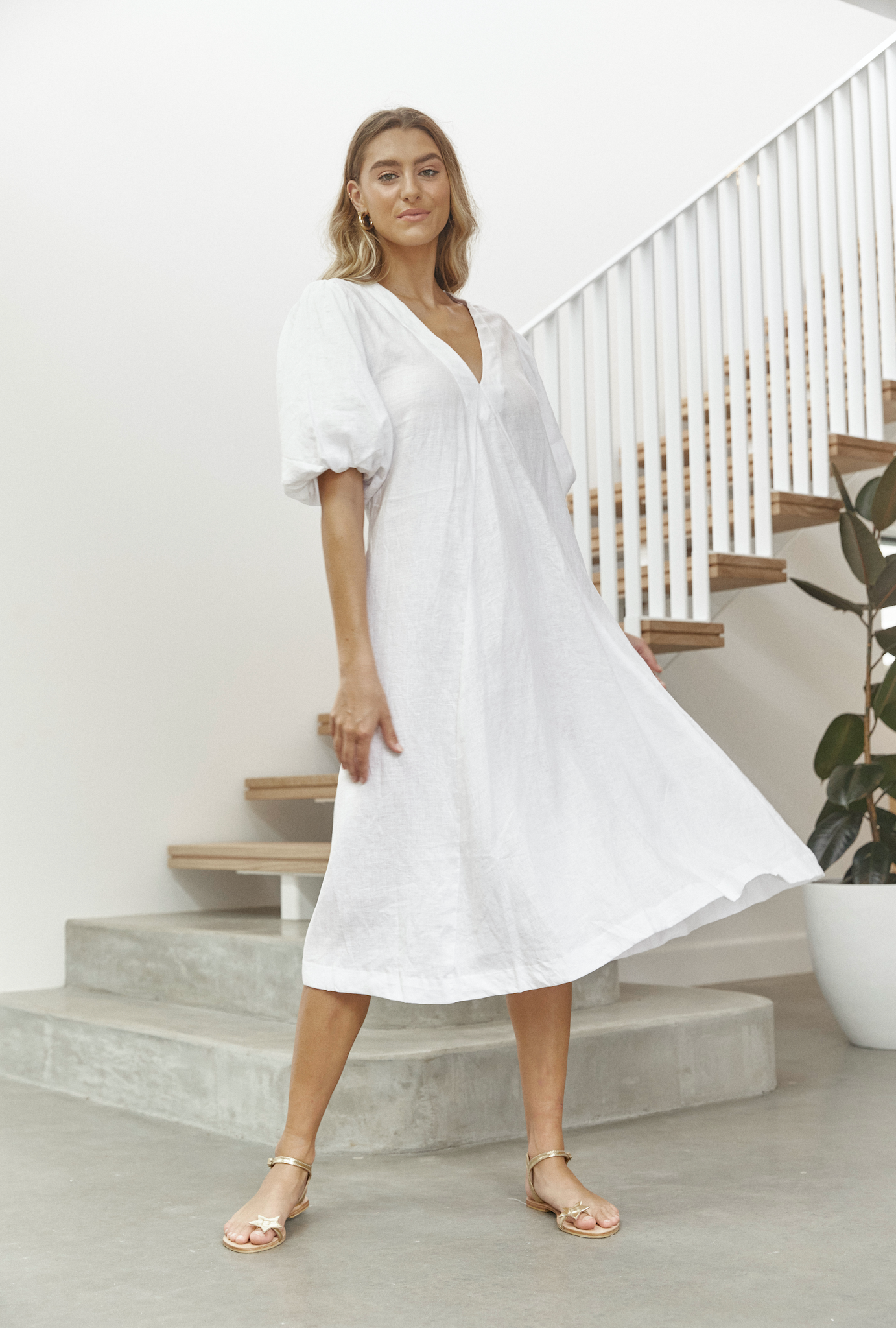 Charlotte Dress - Linen