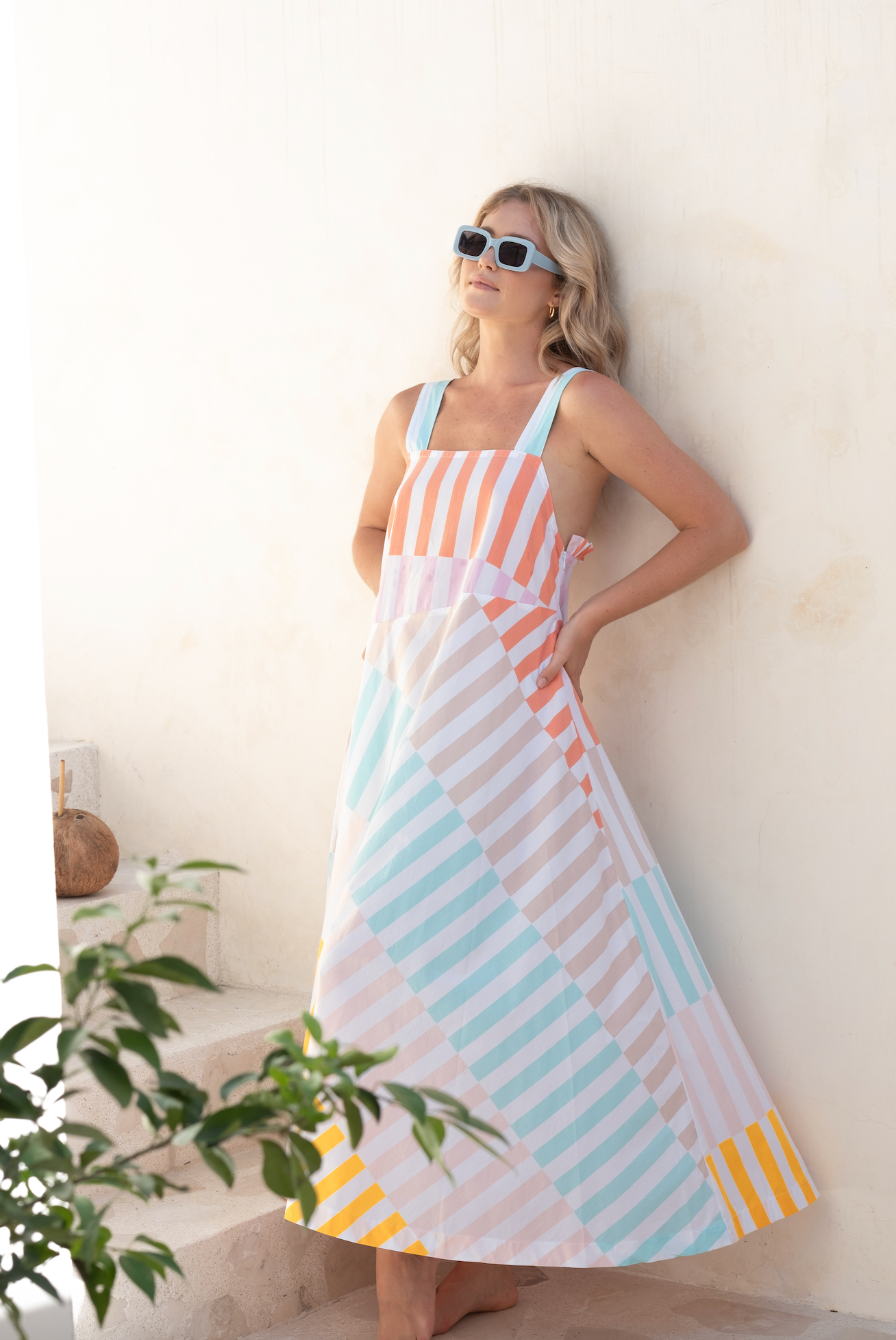 Susie Maxi Dress - Multi Stripe