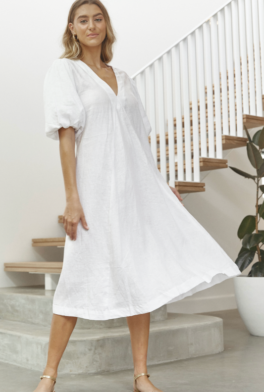 Charlotte Dress Linen - Wholesale