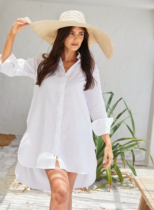 Harper Shirt Dress Cotton - Wholesale