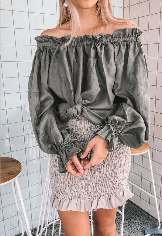 Agnus Top Linen - Wholesale